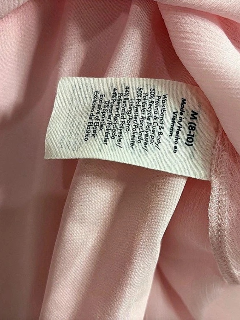 High Rise Pink Ruffle Skort Size Medium - Picture 6 of 6